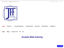 Tablet Screenshot of just-fingerfoods.com